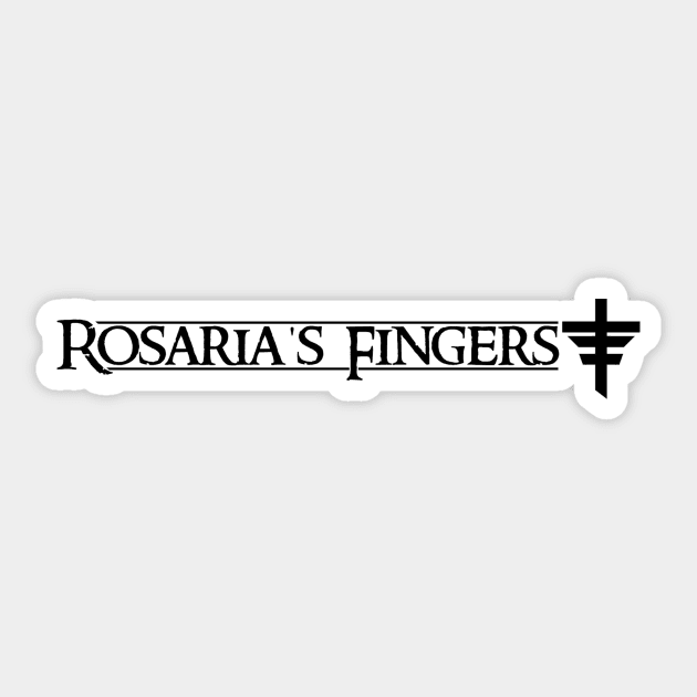 ROSARIA'S FINGERS Sticker by theanomalius_merch